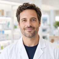 Illustrativer Beispiel-Avatar eines Apothekers